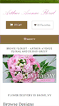 Mobile Screenshot of flowersarthurave.com